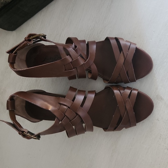 Lucky Brand wedge sandals - Picture 2 of 6